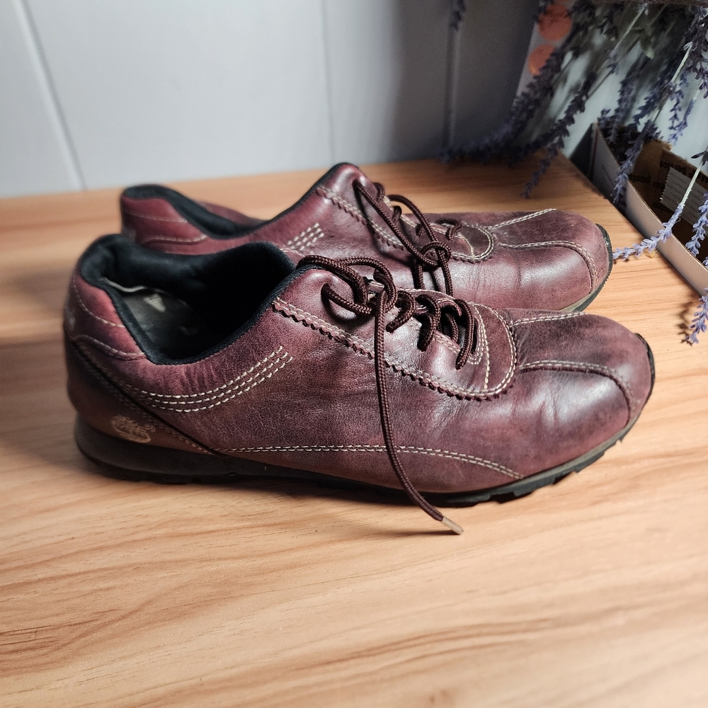Men's Leather Casual Shoes - Brown Size 8.5